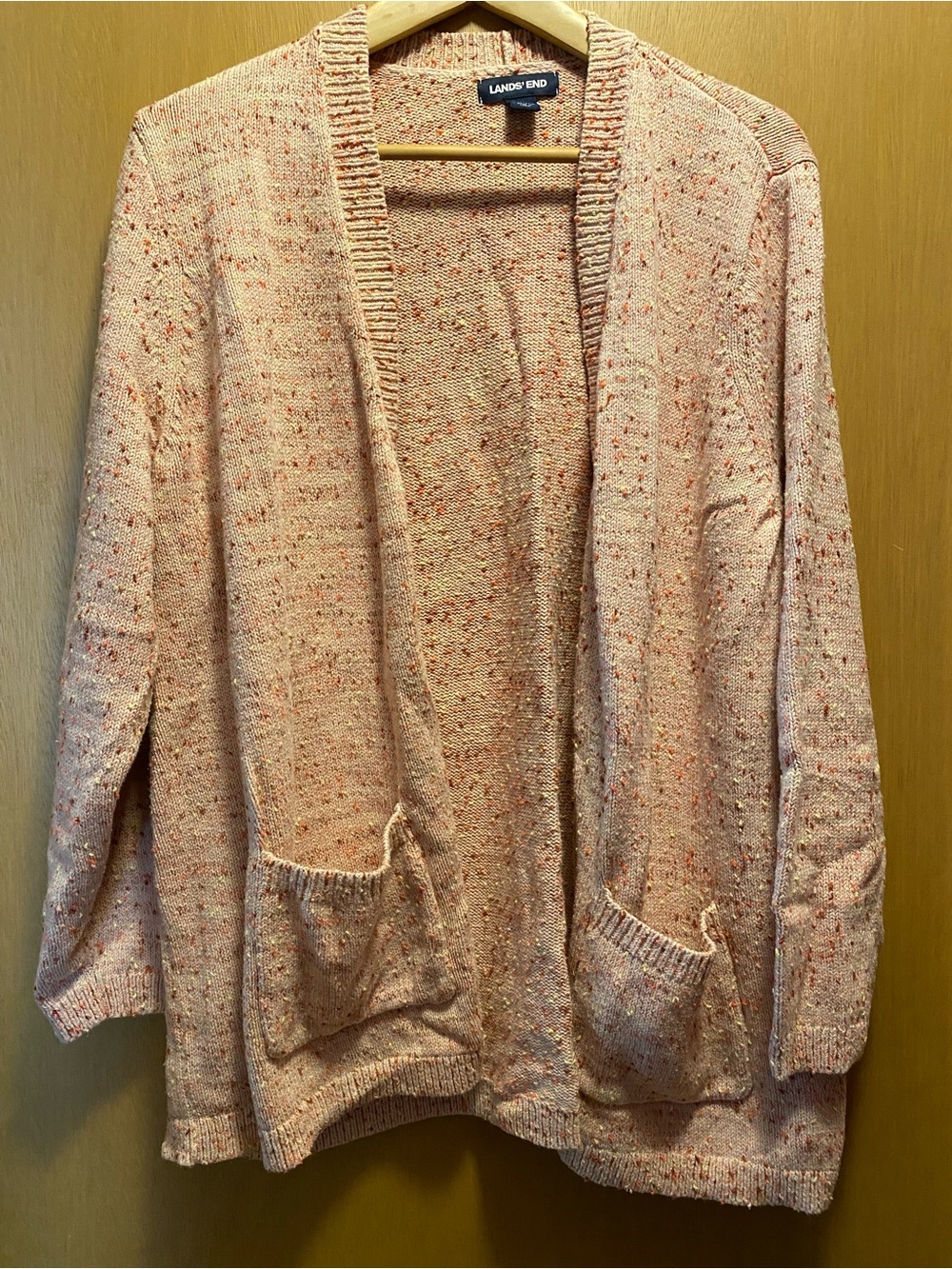 Lands’ End long sleeve open cardigan women’s plus size 2X